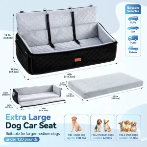 Extra Large Dog Car Seat,