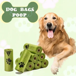 10Pcs Extra Thick Dog Poop Bags