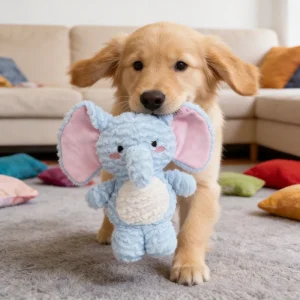 Big Ear Elephant Toy Bite Resistant